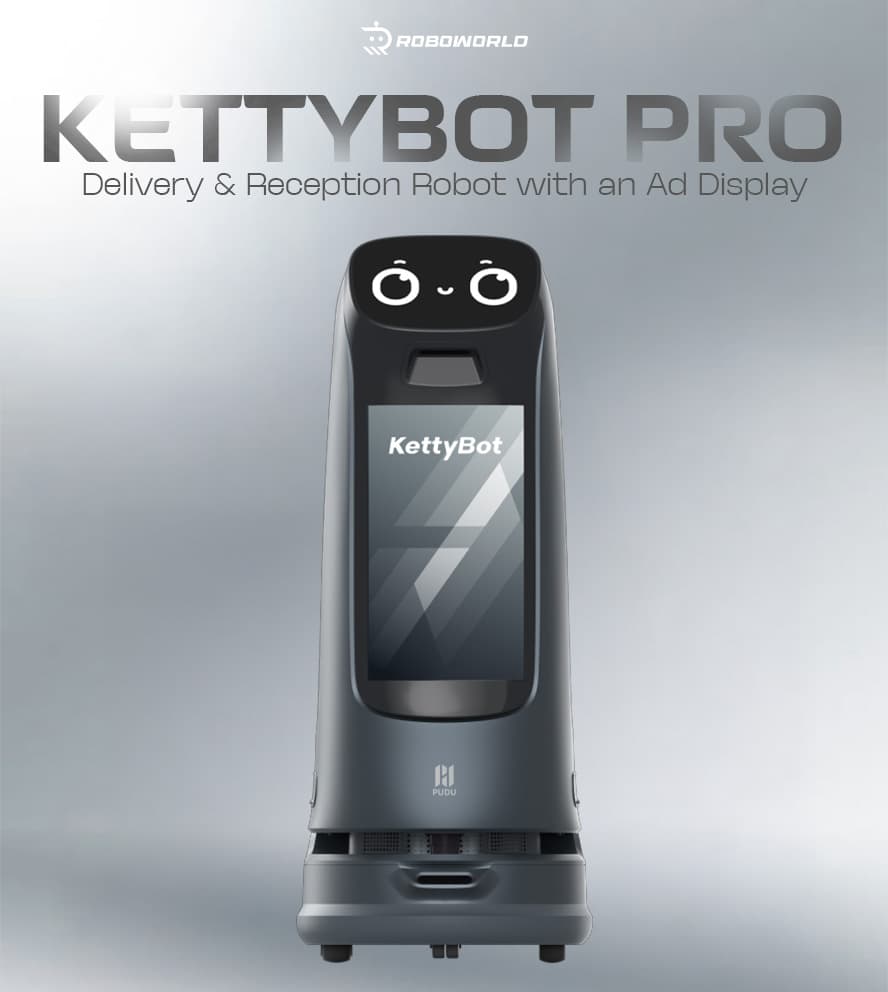 Robot phục vụ và quảng bá PUDU KettyBot Pro